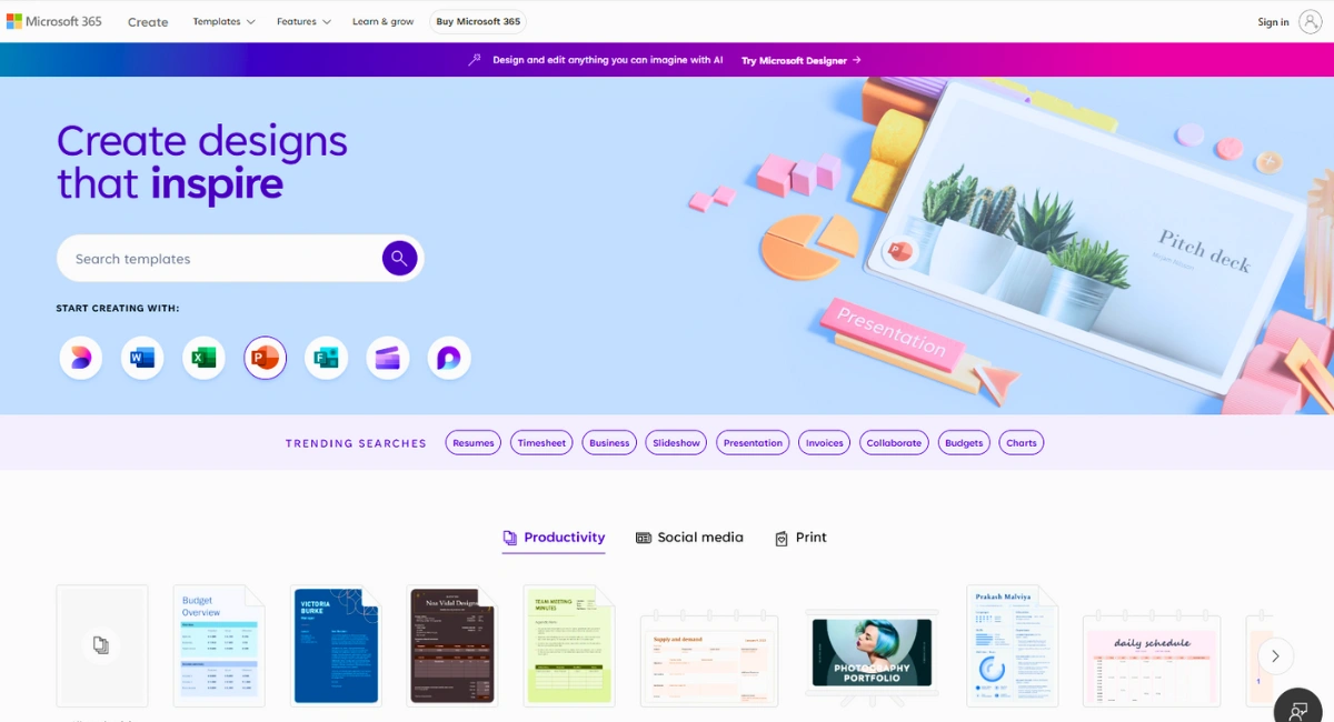 Microsoft Create