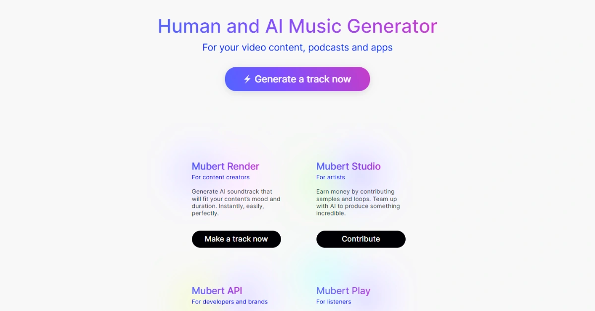 Mubert AI