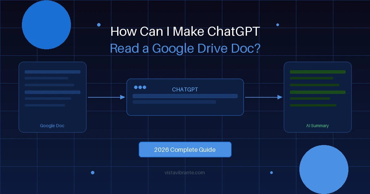 How Can I Make ChatGPT Read a Google Drive Doc